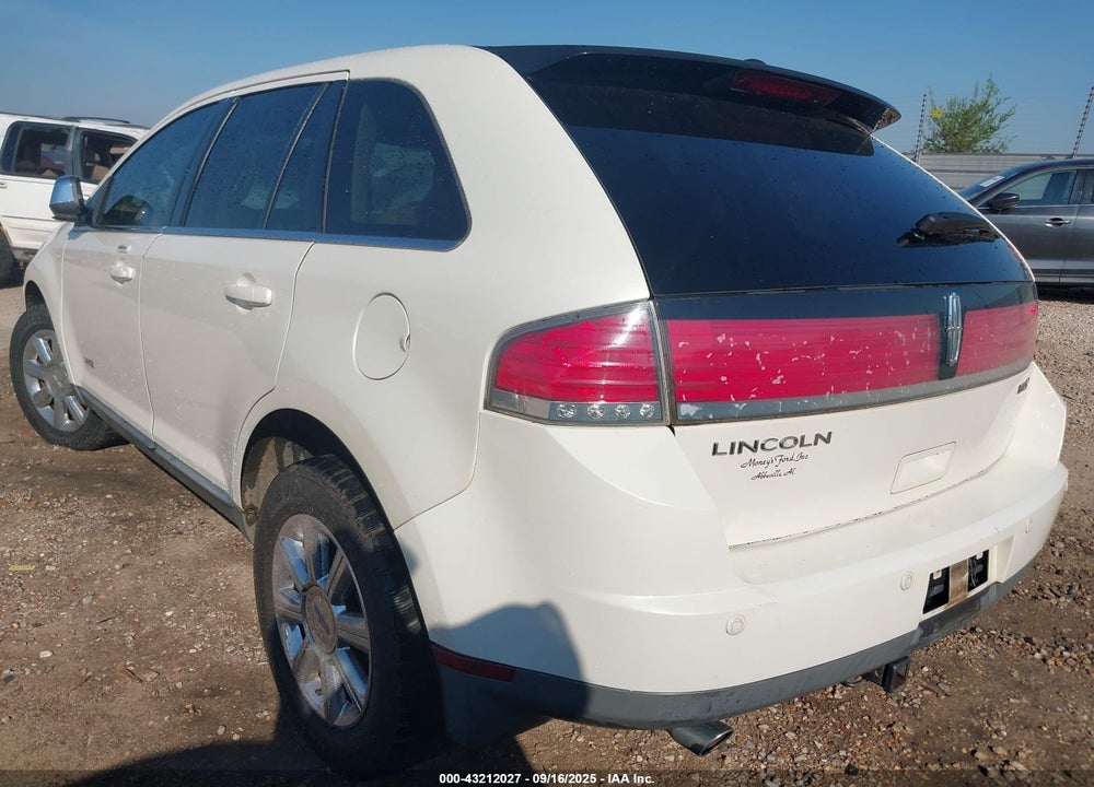 2007 LINCOLN MKX VIN: 2LMDU68C17BJ29655