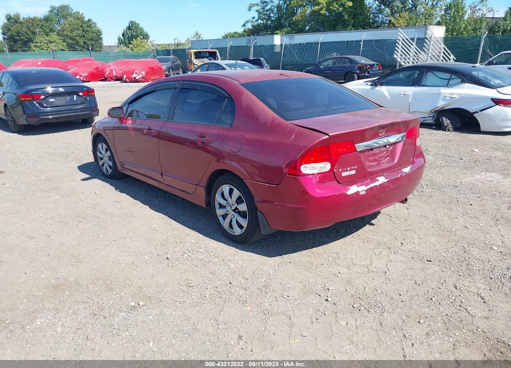 2009 HONDA CIVIC VIN: 2HGFA16599H348552