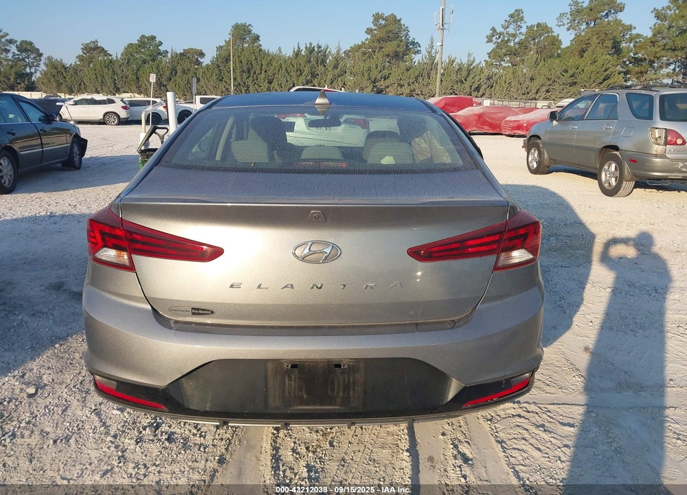 2019 HYUNDAI ELANTRA SEL VIN: KMHD84LF9KU771050