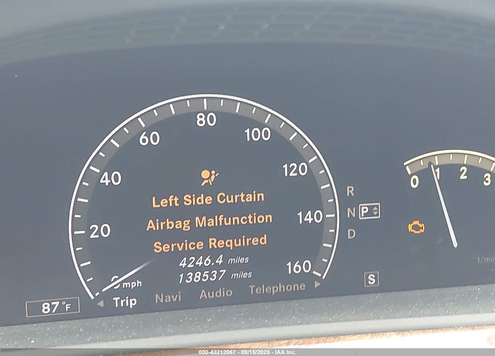 2008 MERCEDES-BENZ S 550 4MATIC VIN: WDDNG86X58A166076