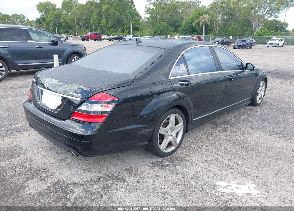 2008 MERCEDES-BENZ S 550 4MATIC VIN: WDDNG86X58A166076