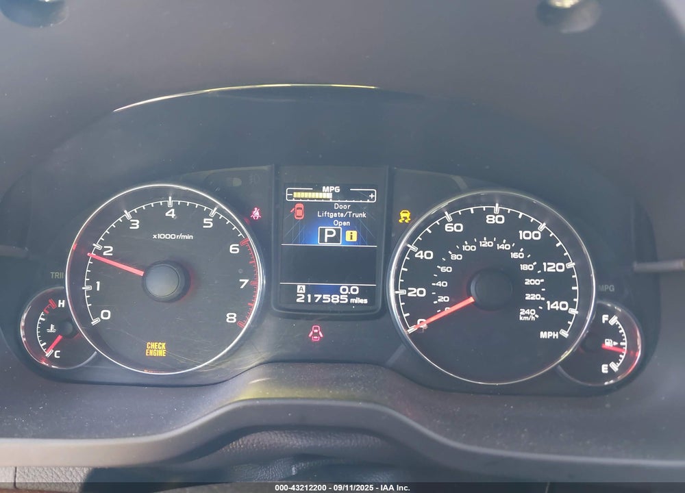 2013 SUBARU OUTBACK VIN: 4S4BRBLC9D3300927
