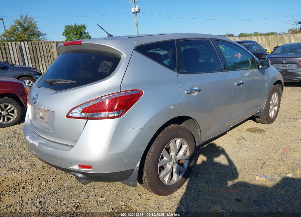 2012 NISSAN MURANO VIN: JN8AZ1MU3CW107532
