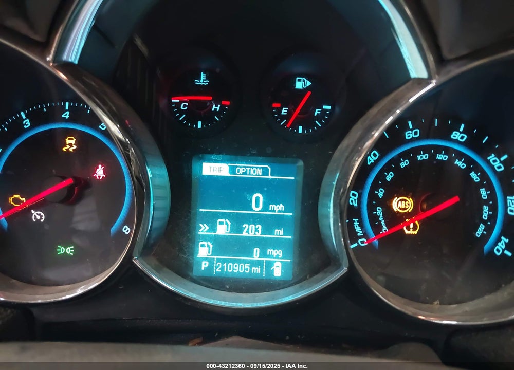 2015 CHEVROLET CRUZE VIN: 1G1PE5SB4F7112577