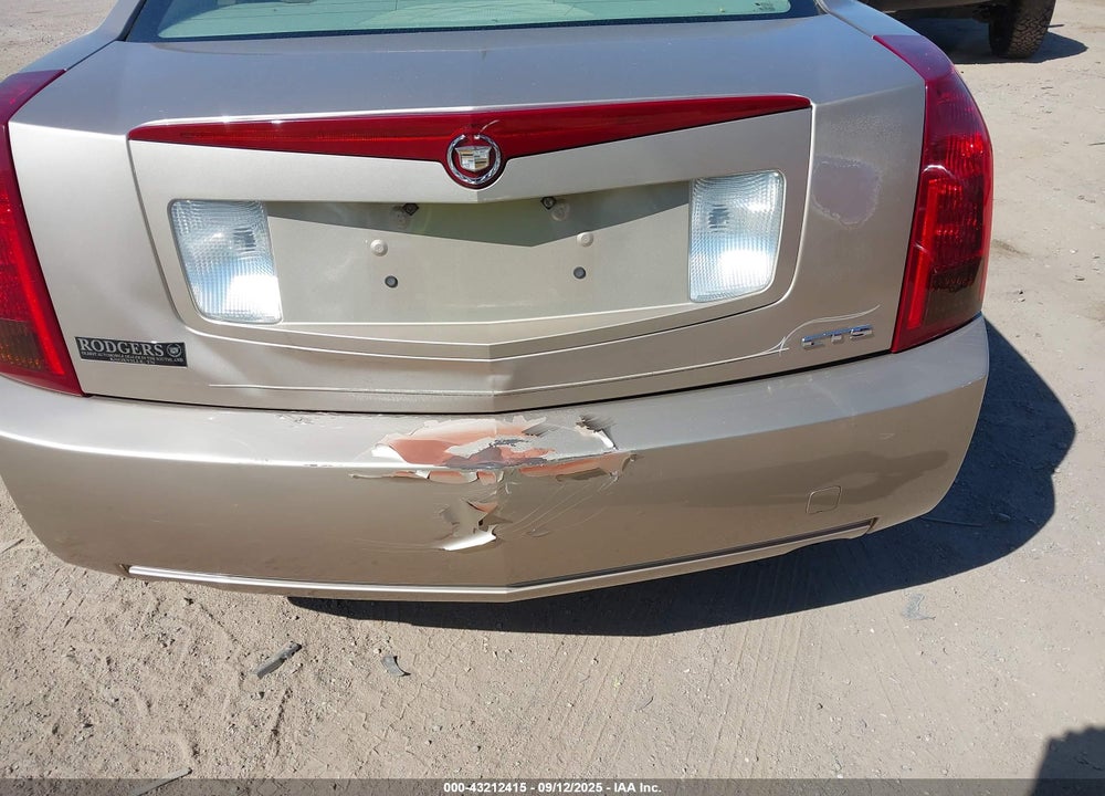 2005 CADILLAC CTS STANDARD VIN: 1G6DP567650172560