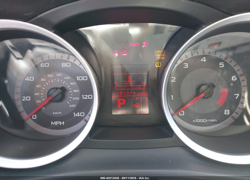 2008 MITSUBISHI LANCER GTS VIN: JA3AU86U38U007786