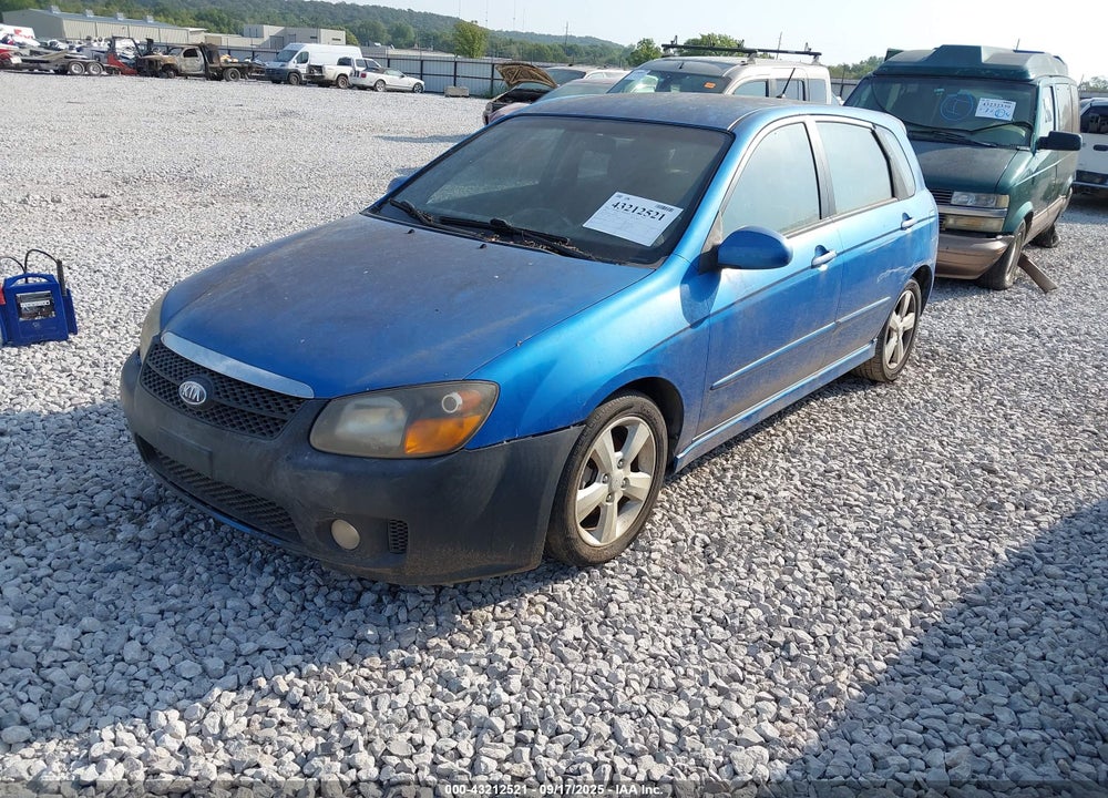 2008 KIA SPECTRA VIN: KNAFE161285011563