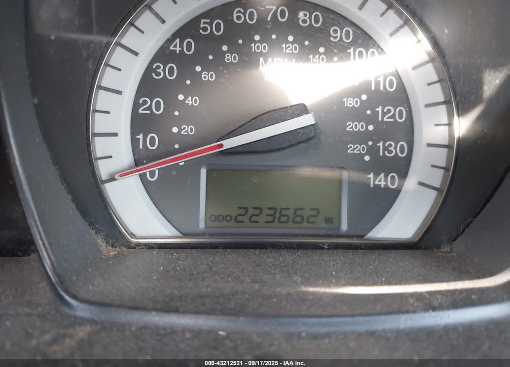 2008 KIA SPECTRA VIN: KNAFE161285011563