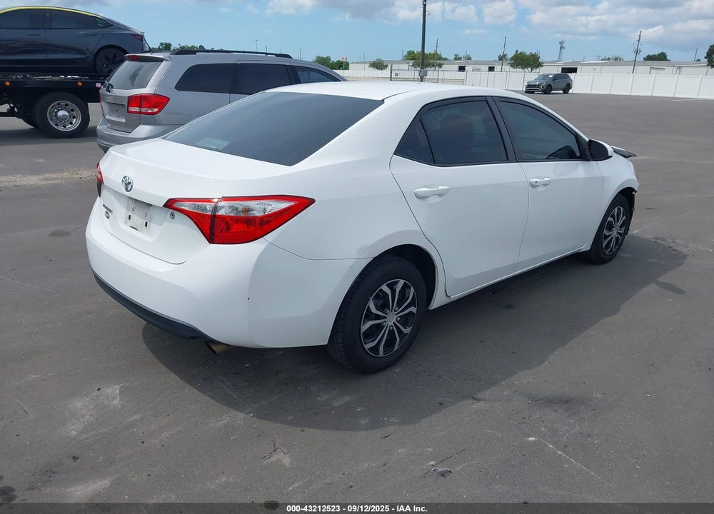 2015 TOYOTA COROLLA L VIN: 2T1BURHE4FC410350