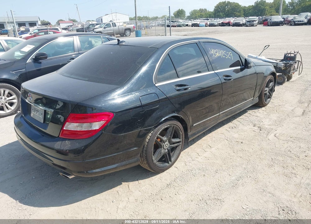 2011 MERCEDES-BENZ C CLASS VIN: WDDGF8BB6BR163394