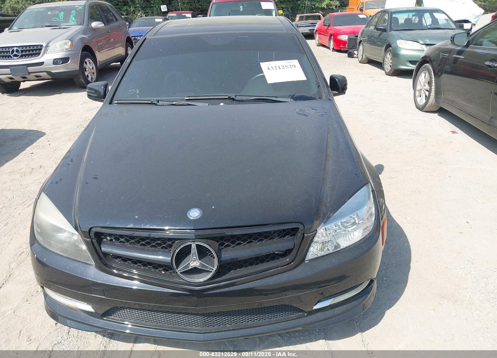 2011 MERCEDES-BENZ C CLASS VIN: WDDGF8BB6BR163394