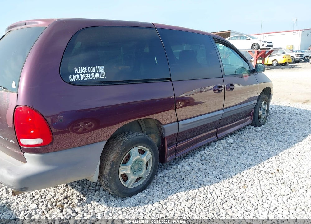 1999 DODGE GRAND CARAVAN SE VIN: 1B4GP44G7XB599127
