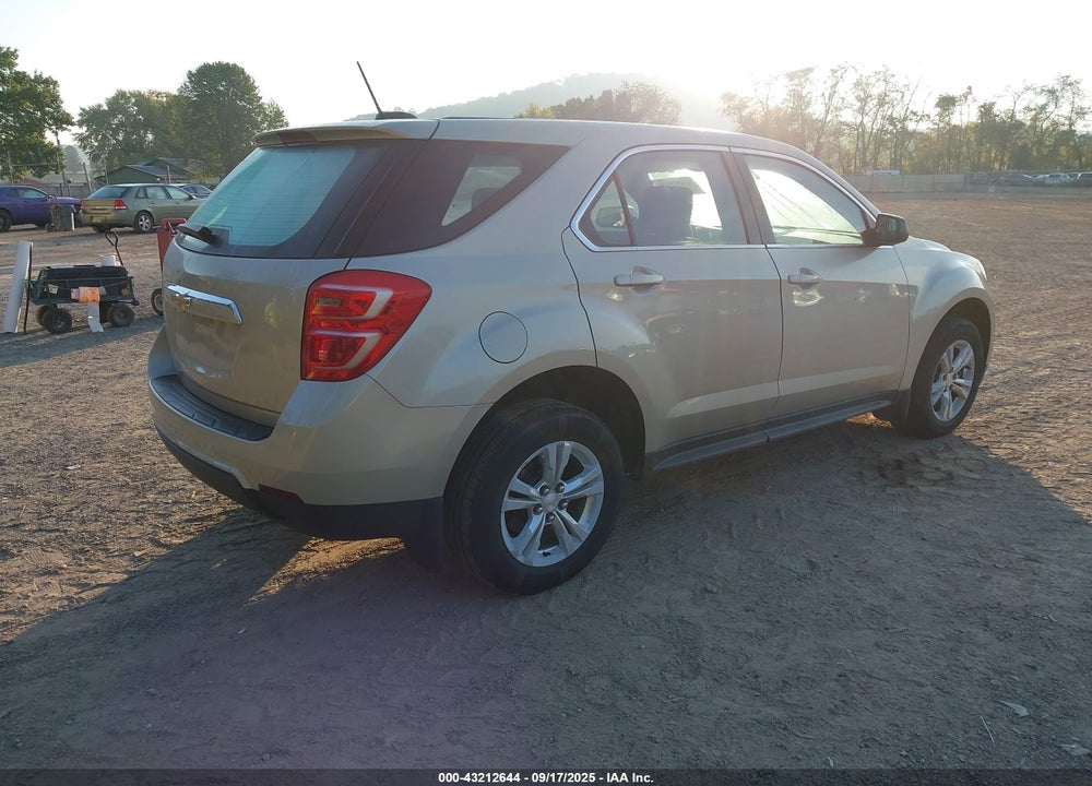 2016 CHEVROLET EQUINOX LS VIN: 1GNFLEEK8GZ102877