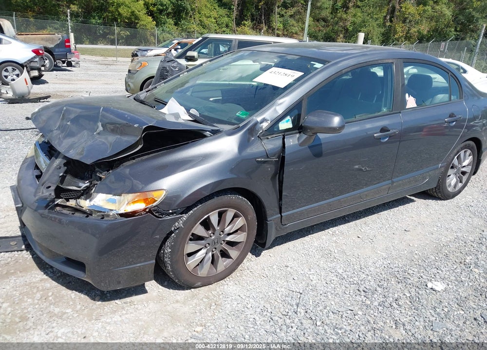 2009 HONDA CIVIC EX VIN: 1HGFA16839L002848
