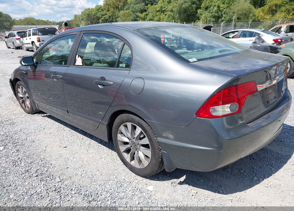 2009 HONDA CIVIC EX VIN: 1HGFA16839L002848