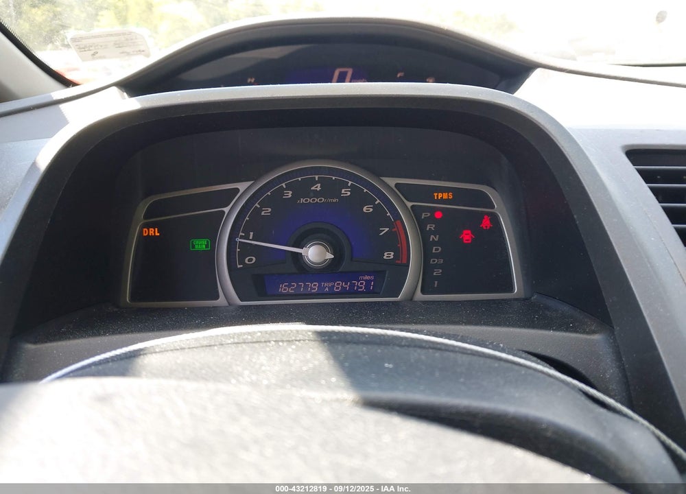 2009 HONDA CIVIC EX VIN: 1HGFA16839L002848