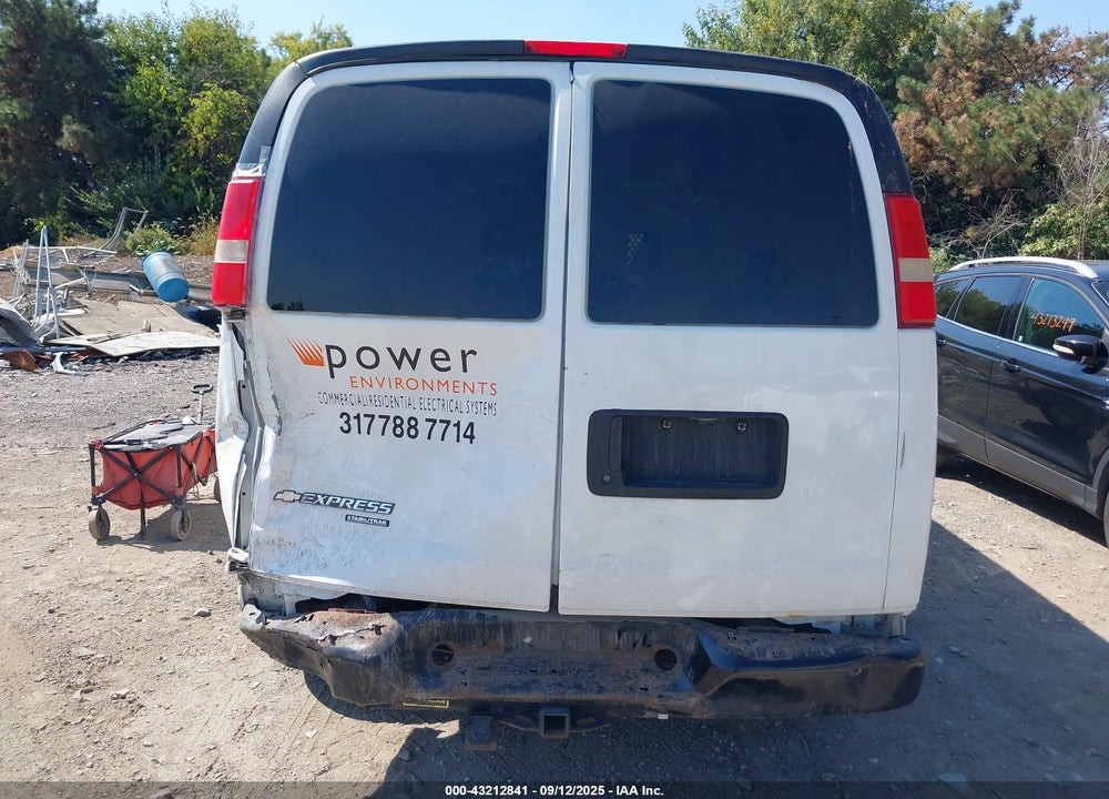 2013 CHEVROLET EXPRESS 2500 WORK VAN VIN: 1GCWGGBA6D1164616