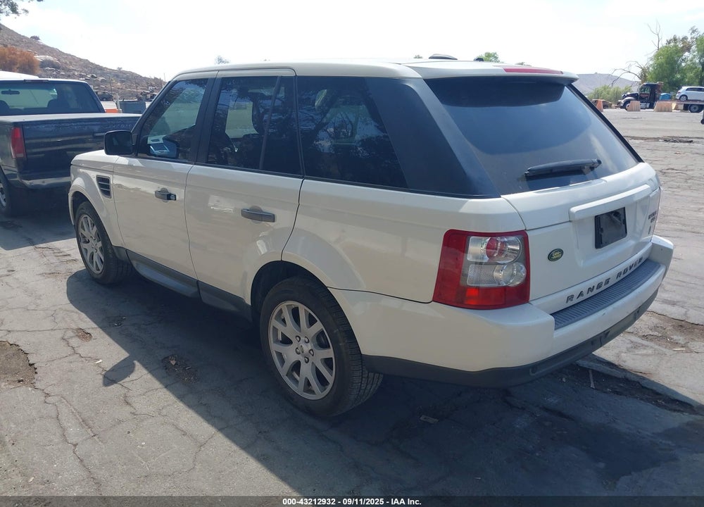 2009 LAND ROVER RANGE ROVER SPORT HSE VIN: SALSK25489A197784
