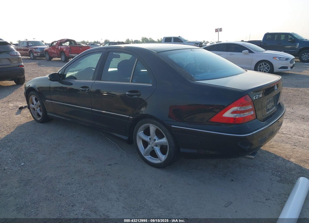 2006 MERCEDES-BENZ C 230 SPORT VIN: WDBRF52H96A910981