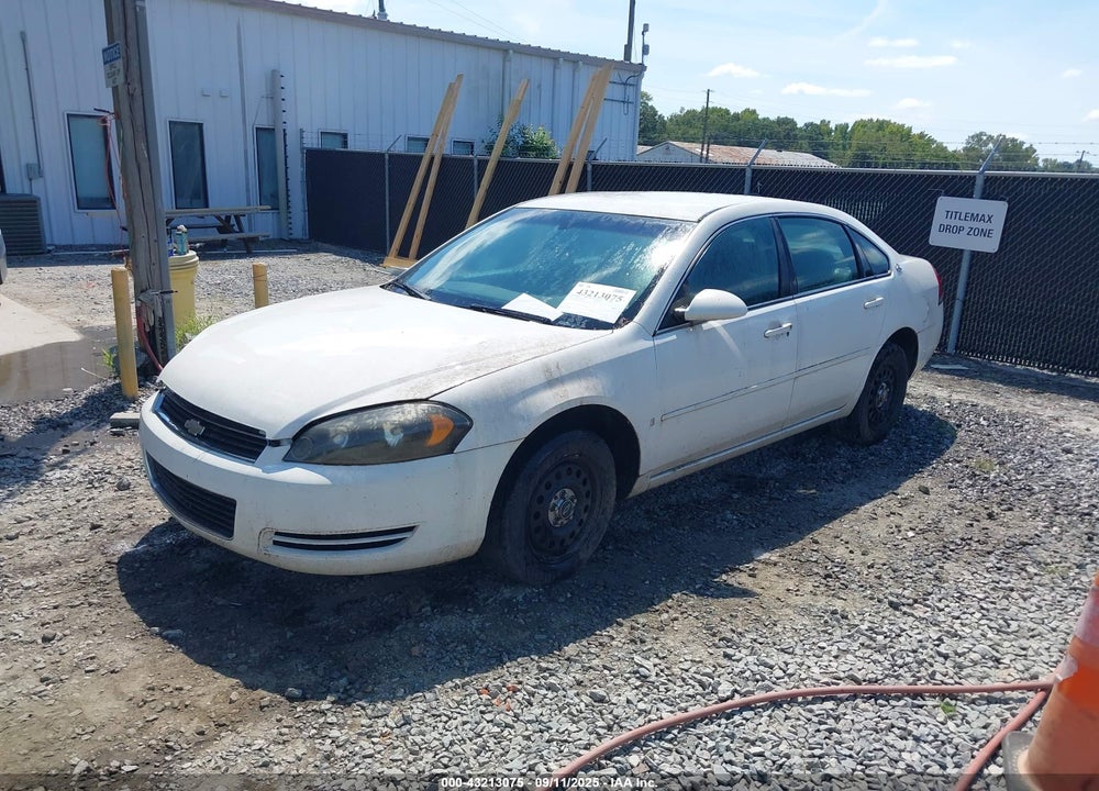 2007 CHEVROLET IMPALA VIN: 2G1WS55R579382981
