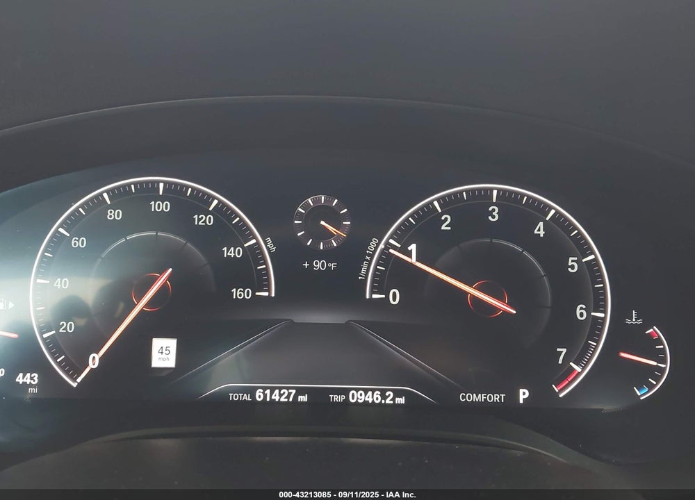 2019 BMW 5 SERIES VIN: WBAJA5C56KWW13257