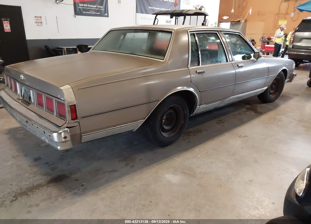 1984 CHEVROLET CAPRICE CLASSIC VIN: 2G1AN6995E9111210
