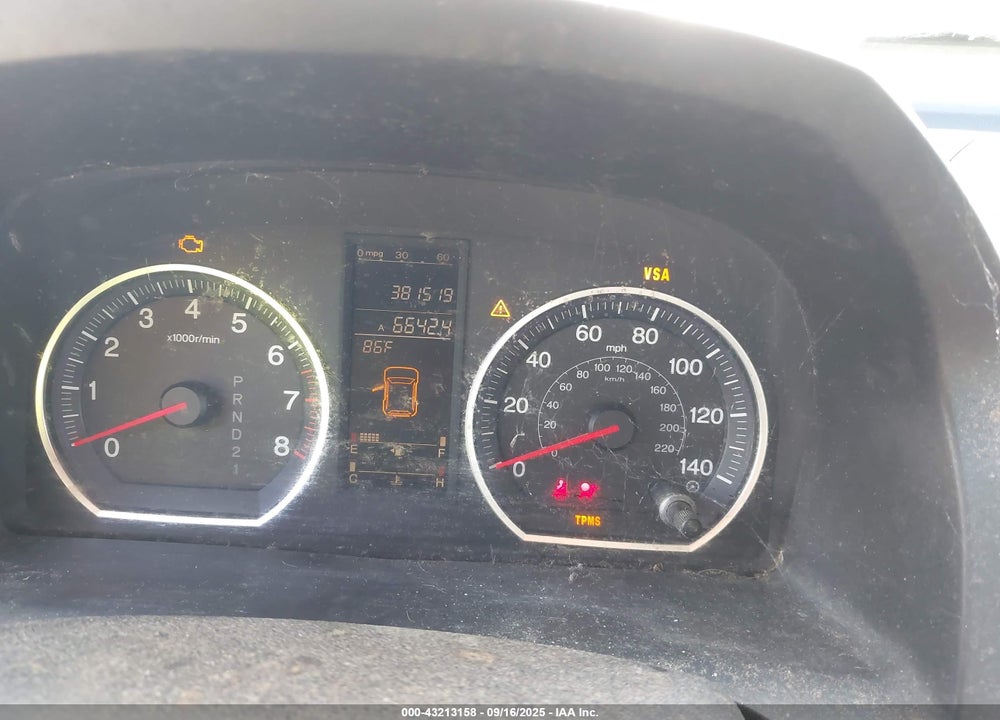 2009 HONDA CR-V VIN: JHLRE38749C004076
