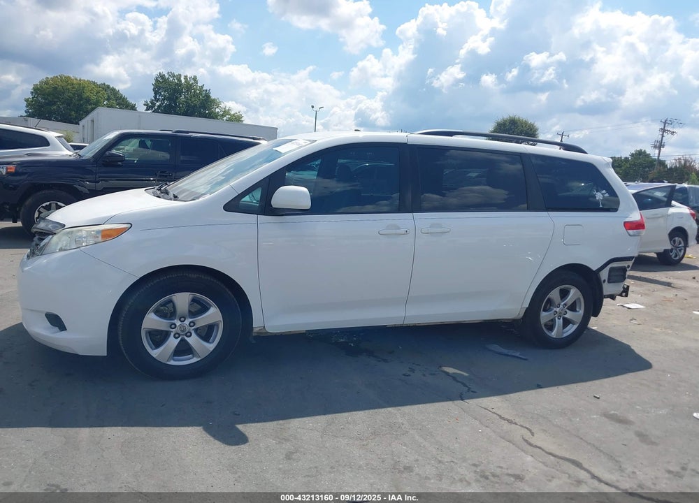 2014 TOYOTA SIENNA LE V6 8 PASSENGER VIN: 5TDKK3DC3ES438458