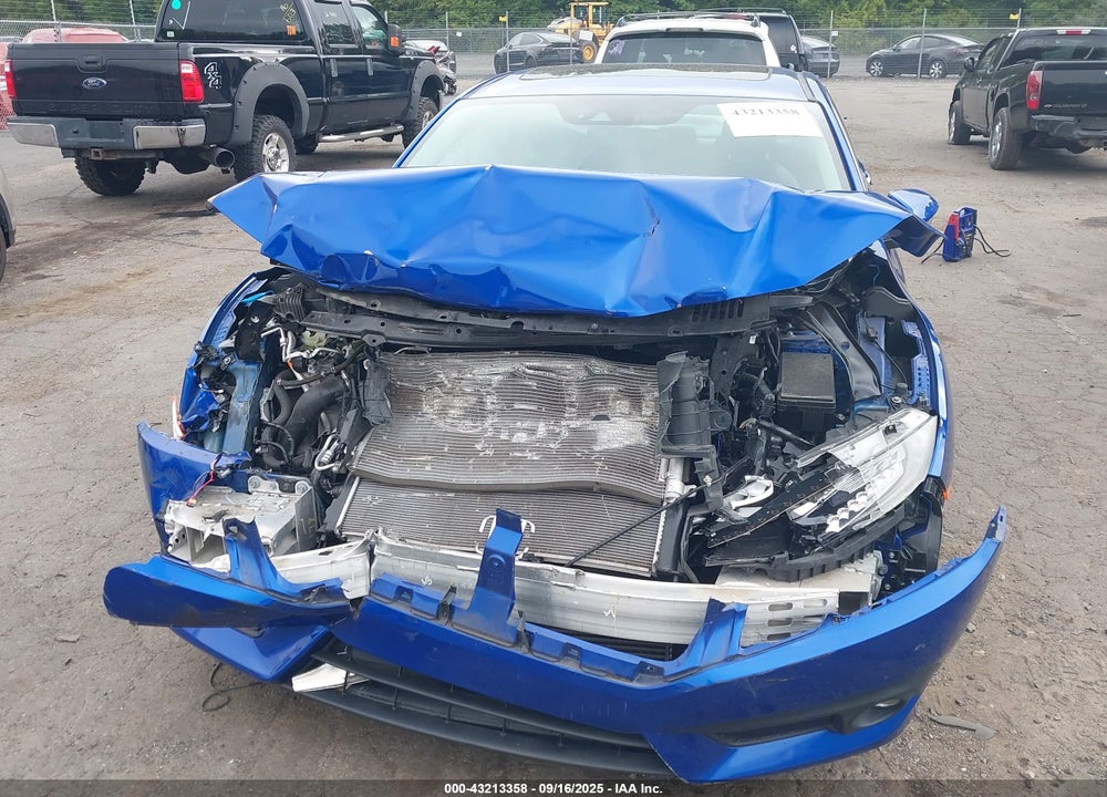 2016 HONDA CIVIC VIN: 19XFC1F98GE218136