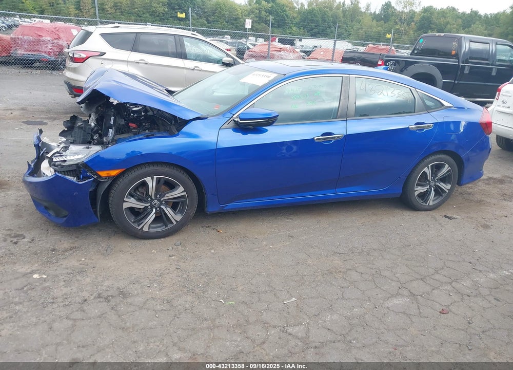 2016 HONDA CIVIC VIN: 19XFC1F98GE218136