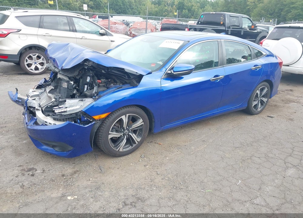 2016 HONDA CIVIC VIN: 19XFC1F98GE218136