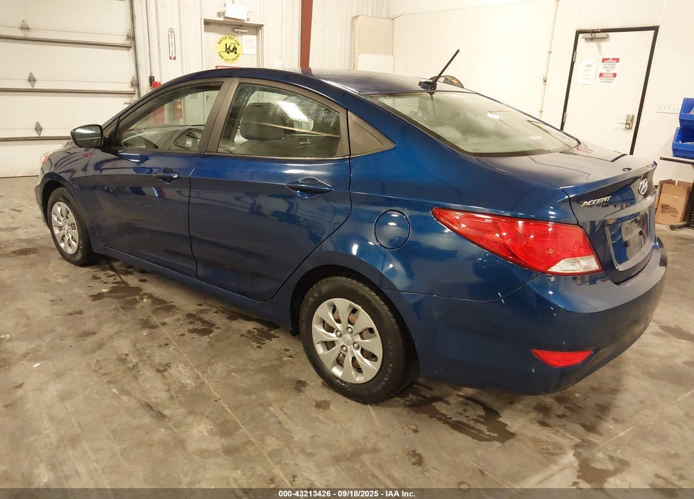 2017 HYUNDAI ACCENT SE VIN: KMHCT4AE3HU168043