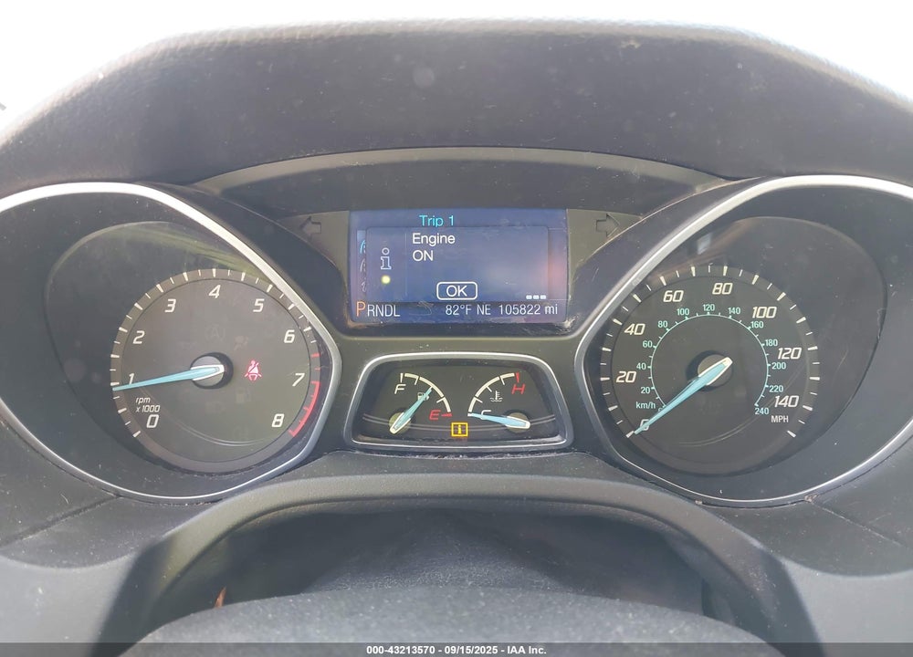 2014 FORD FOCUS VIN: 1FADP3F23EL107000
