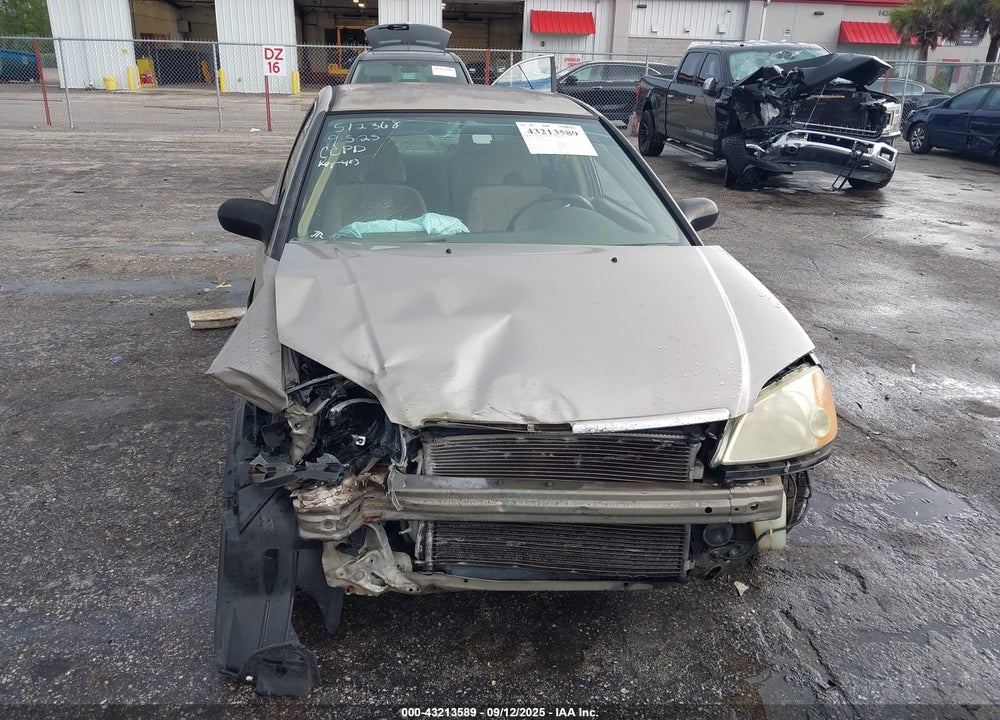 2003 HONDA CIVIC LX VIN: 2HGES16543H512368