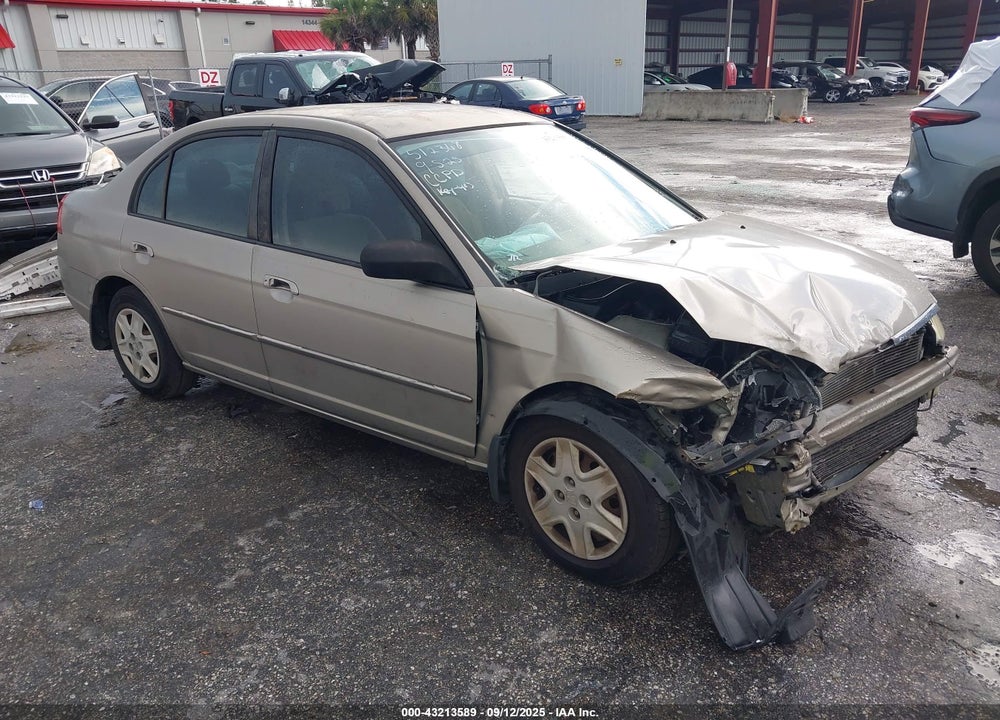 2003 HONDA CIVIC LX VIN: 2HGES16543H512368