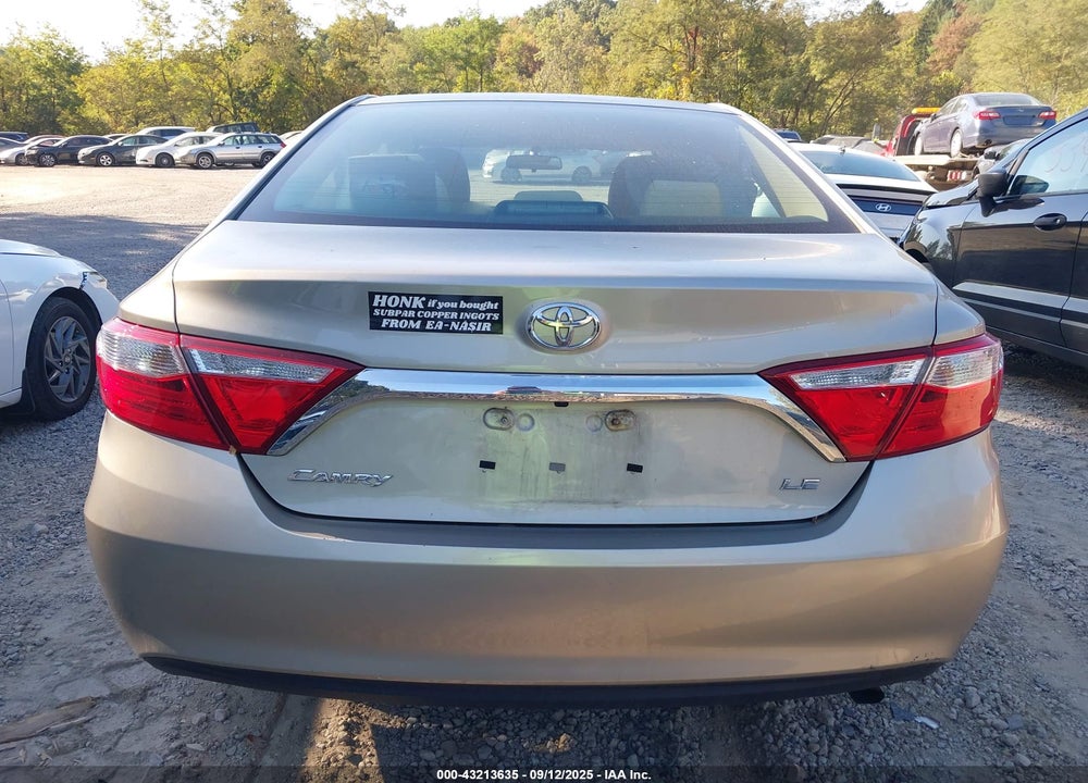 2016 TOYOTA CAMRY VIN: 4T4BF1FK4GR553454