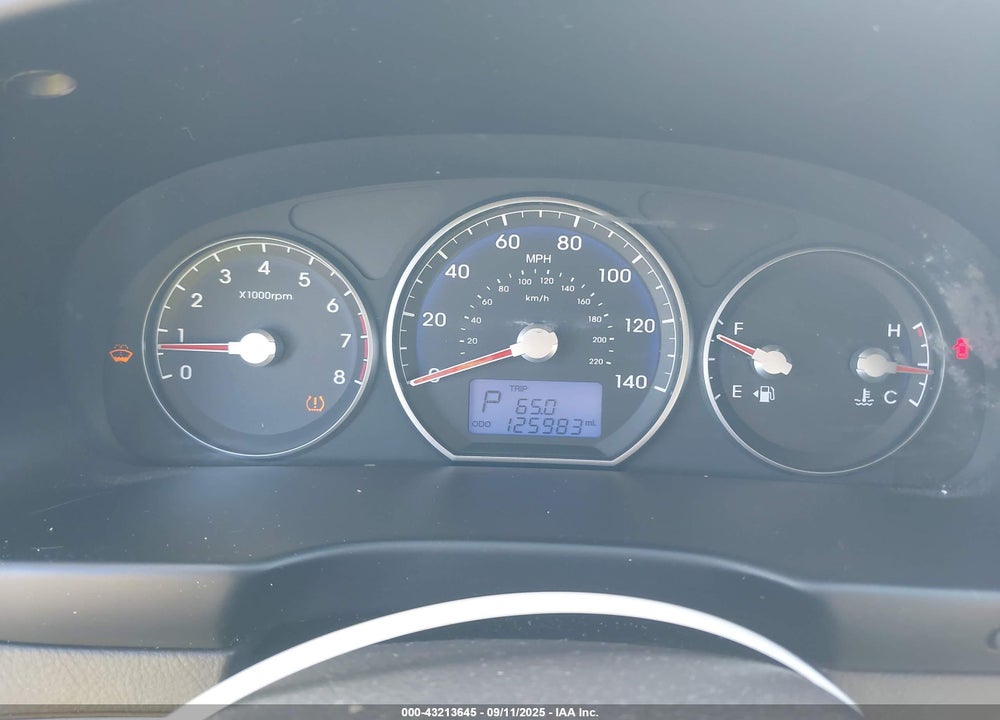 2011 HYUNDAI SANTA FE GLS VIN: 5XYZG3AB5BG079456