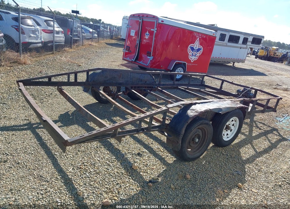 2004 SHIVERS 16X6 UTILITY TRAILER FLATBED VIN: 5D1BA20264G000898
