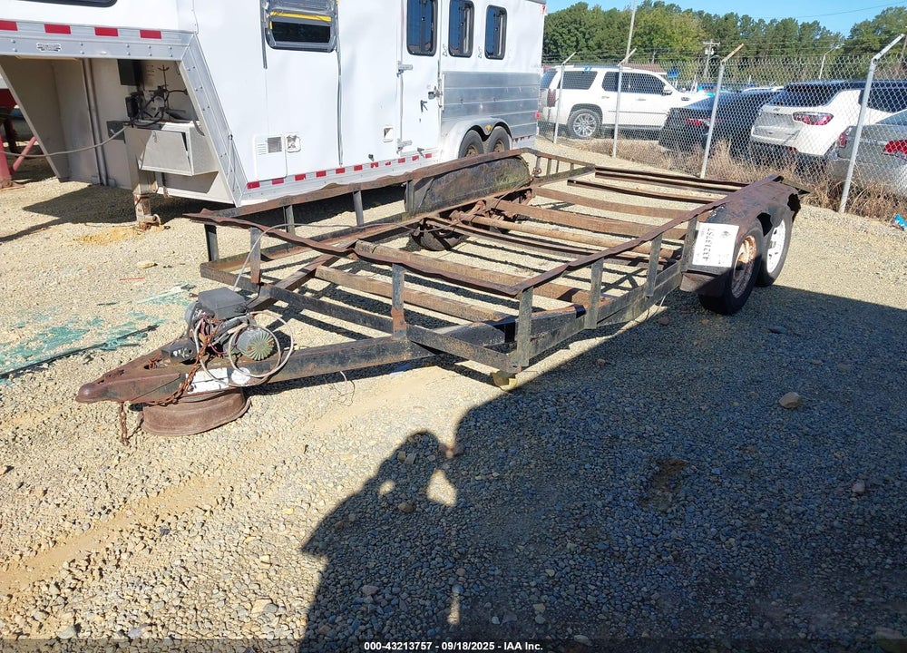2004 SHIVERS 16X6 UTILITY TRAILER FLATBED VIN: 5D1BA20264G000898