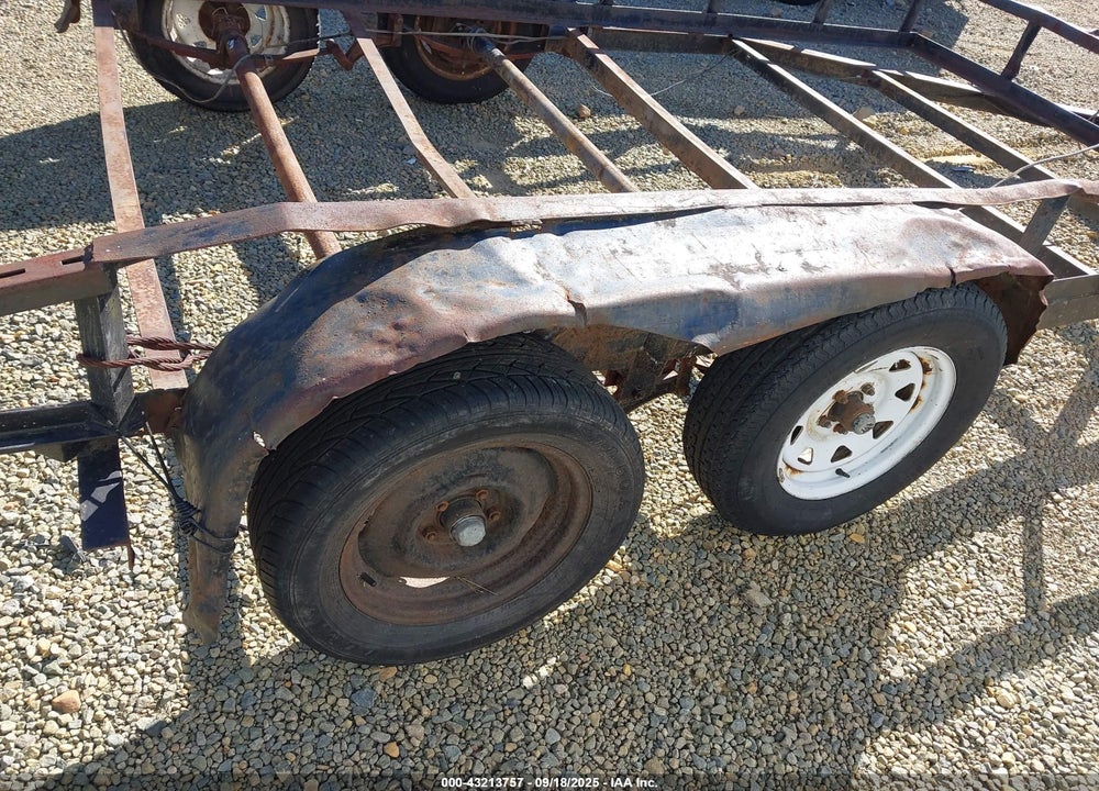 2004 SHIVERS 16X6 UTILITY TRAILER FLATBED VIN: 5D1BA20264G000898