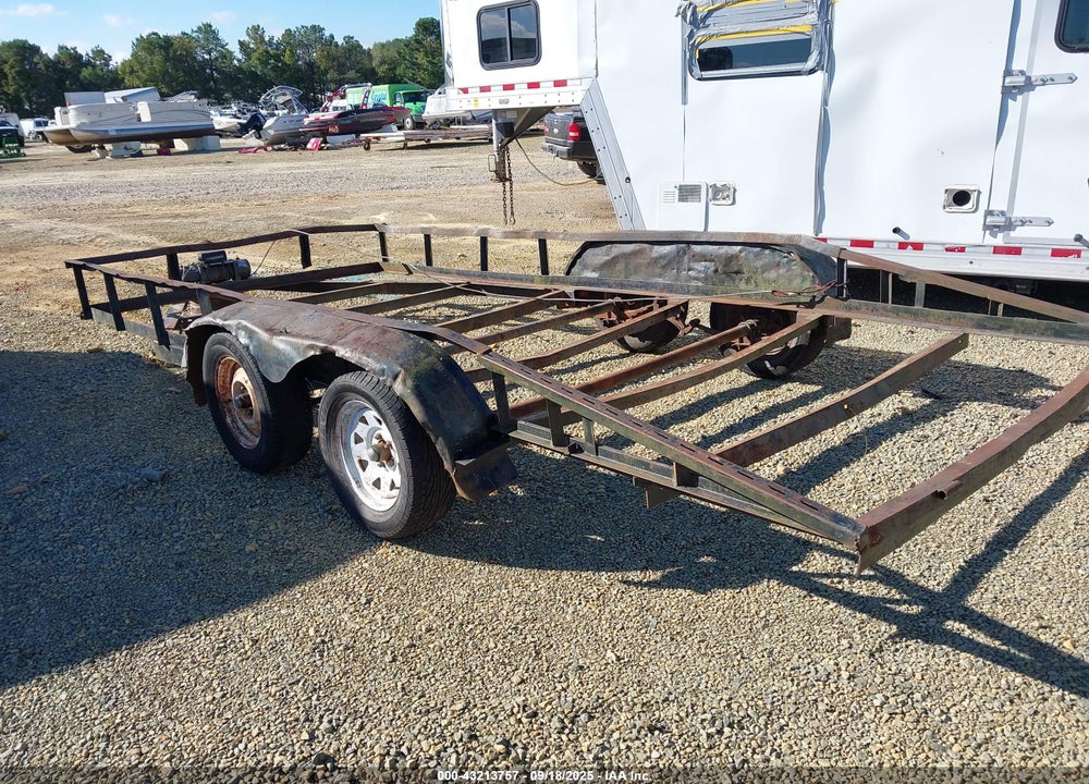 2004 SHIVERS 16X6 UTILITY TRAILER FLATBED VIN: 5D1BA20264G000898