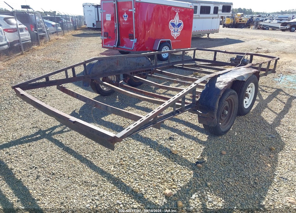 2004 SHIVERS 16X6 UTILITY TRAILER FLATBED VIN: 5D1BA20264G000898