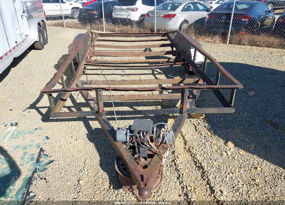 2004 SHIVERS 16X6 UTILITY TRAILER FLATBED VIN: 5D1BA20264G000898
