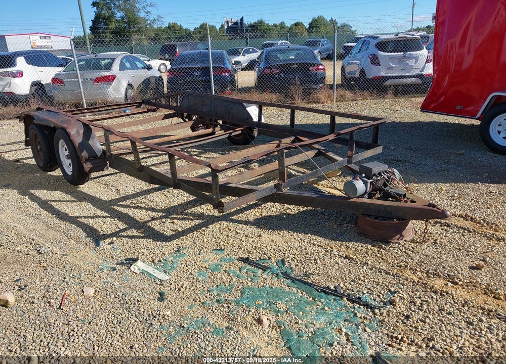 2004 SHIVERS 16X6 UTILITY TRAILER FLATBED VIN: 5D1BA20264G000898