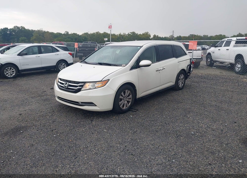 2016 HONDA ODYSSEY SE VIN: 5FNRL5H31GB053389