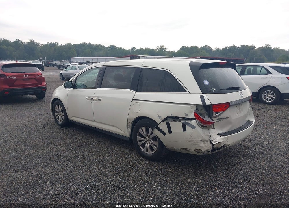 2016 HONDA ODYSSEY SE VIN: 5FNRL5H31GB053389