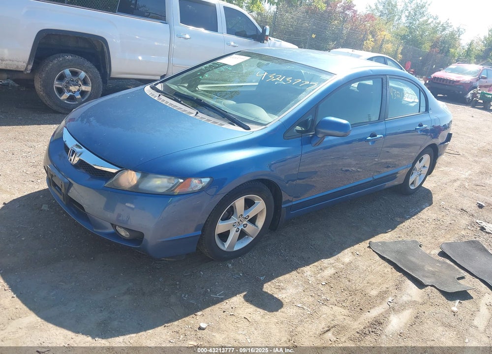 2009 HONDA CIVIC LX-S VIN: 19XFA16669E007726