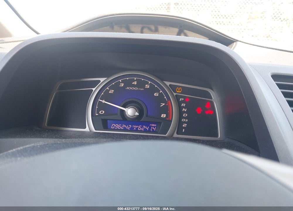2009 HONDA CIVIC LX-S VIN: 19XFA16669E007726