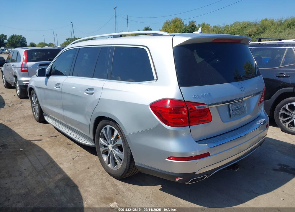 2015 MERCEDES-BENZ GL-CLASS VIN: 4JGDF6EE0FA502089