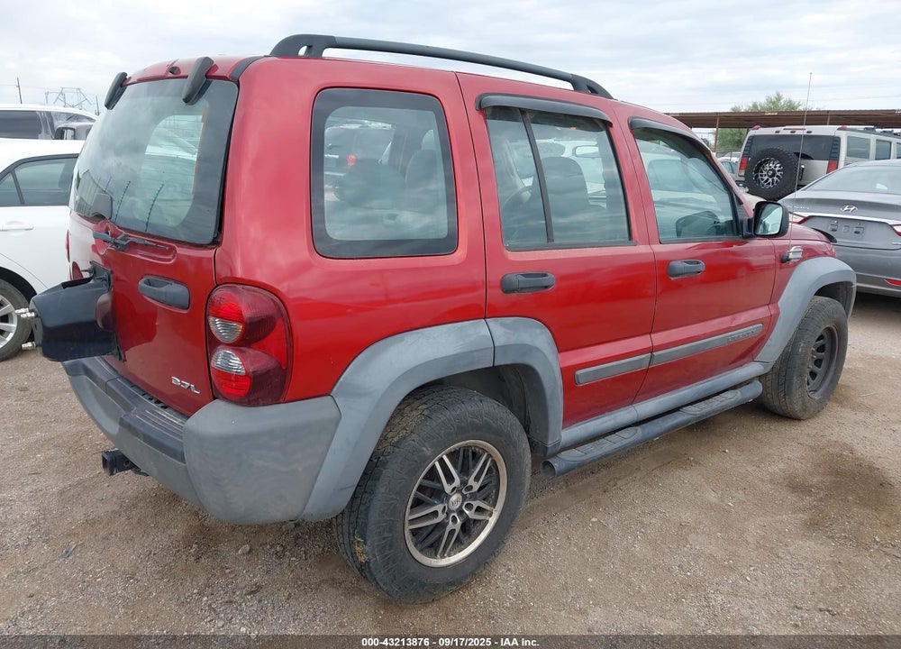 2007 JEEP LIBERTY SPORT VIN: 1J4GL48K77W705222